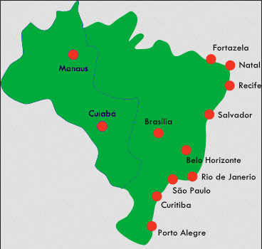 Mappa Brasile